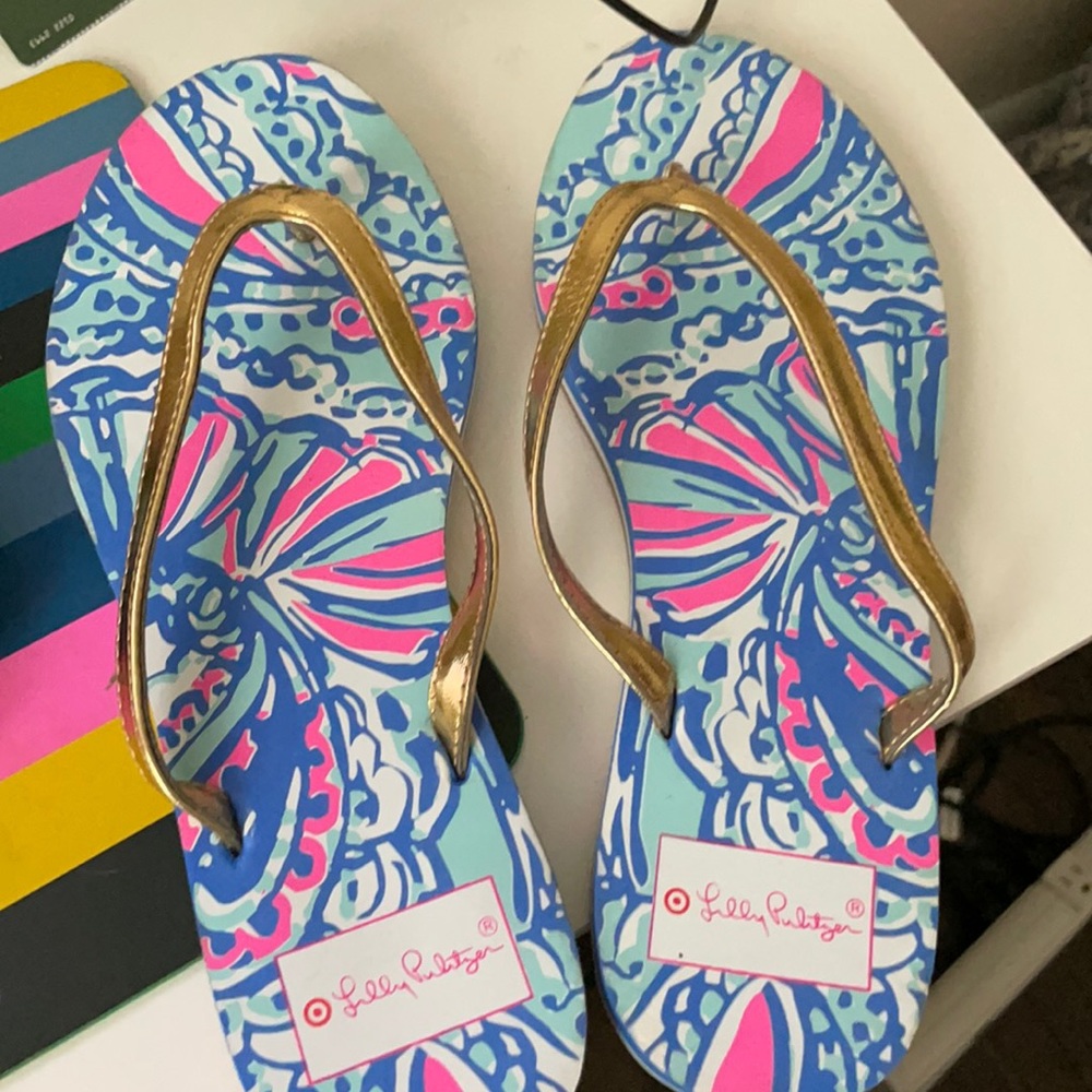 Lilly Pulitzer for target flip flops